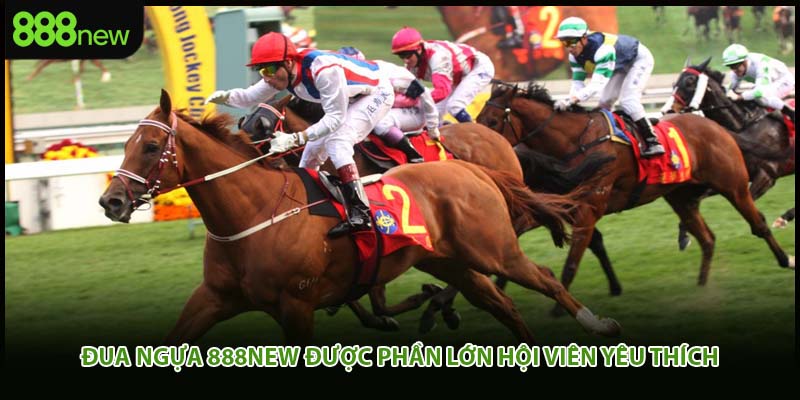 Đua ngựa 888new được phần lớn hội viên yêu thích