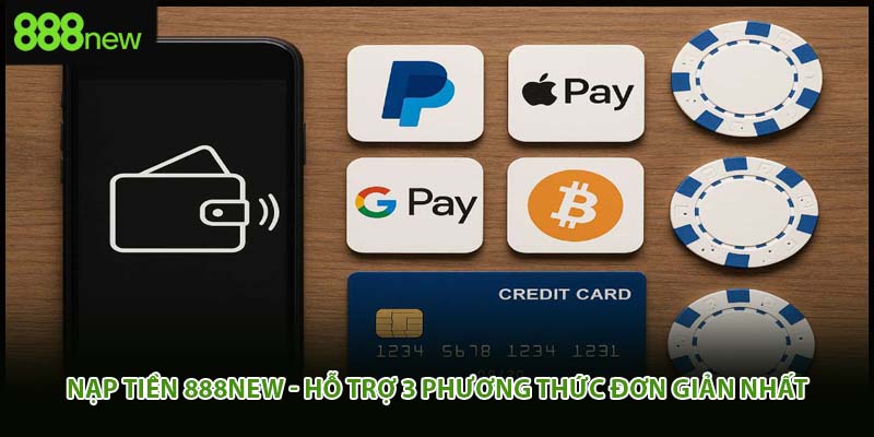 Nạp Tiền 888New - Hỗ Trợ 3 Phương Thức Đơn Giản Nhất